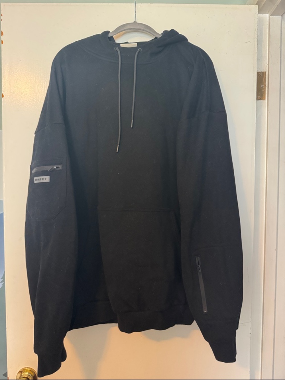 Comfrt Airplane Mode Travel Hoodie OBSIDIAN - EUC
